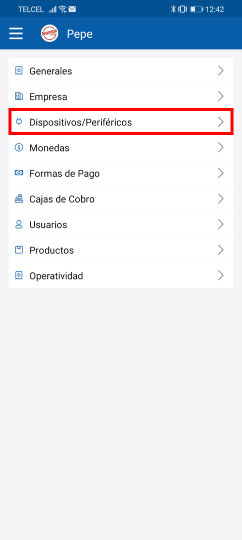 Configuraciones