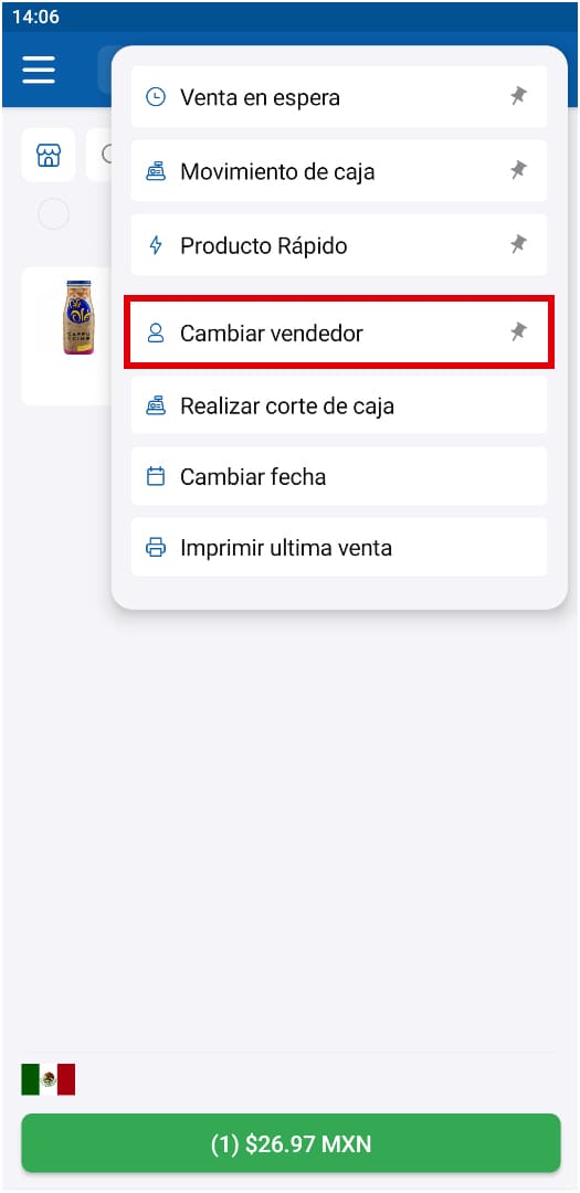 Asignar Vendedor en Ventas