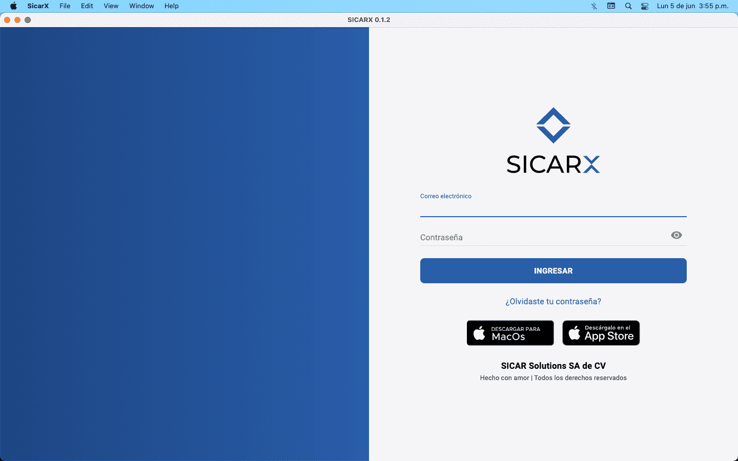 aplicación de SICAR