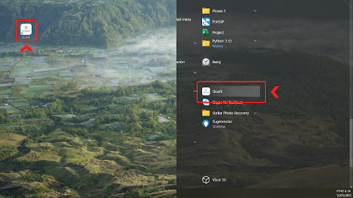 aplicación de SICAR