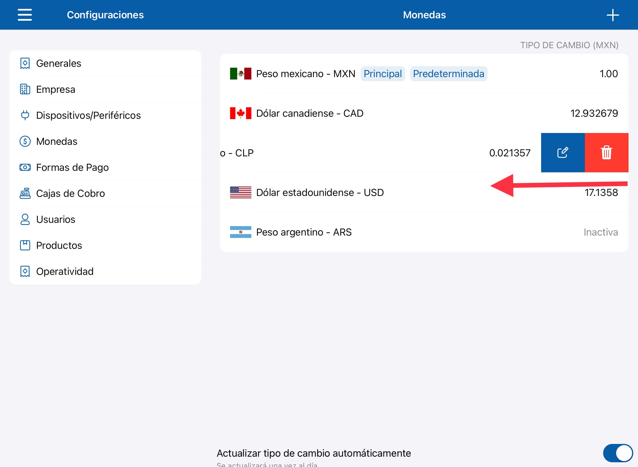 Configuraciones