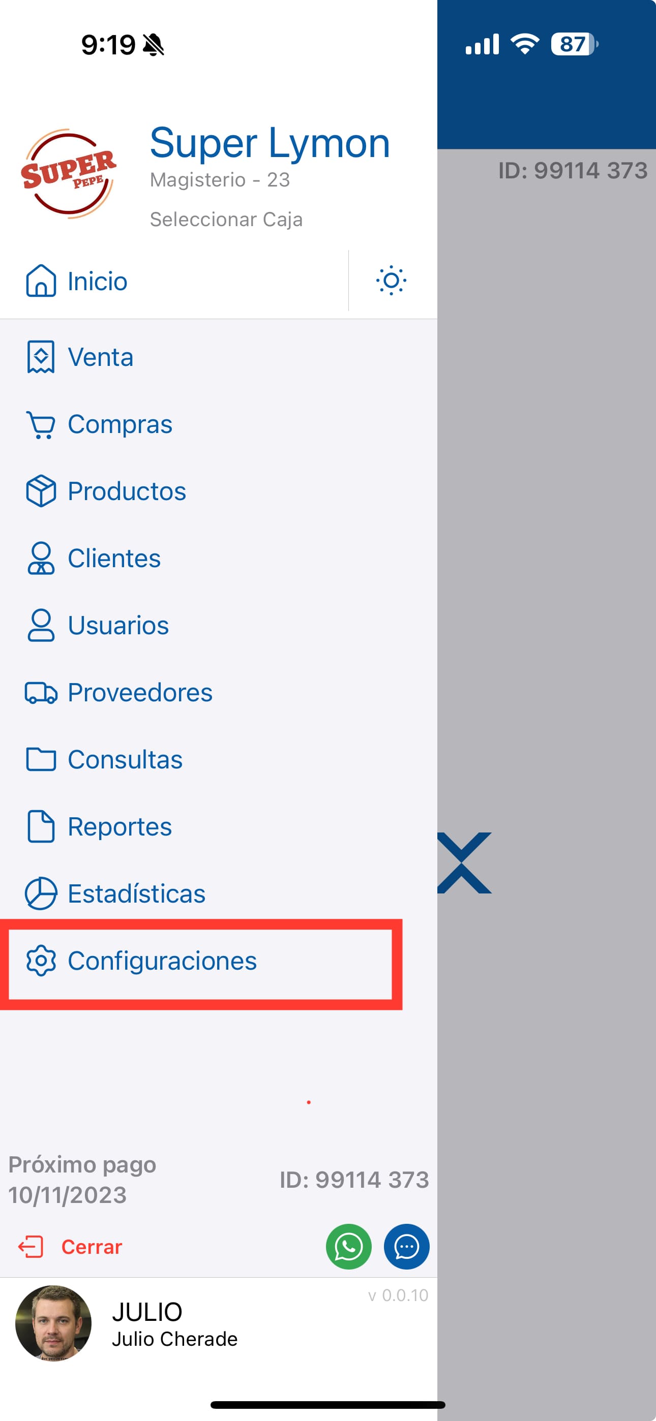 Configuraciones