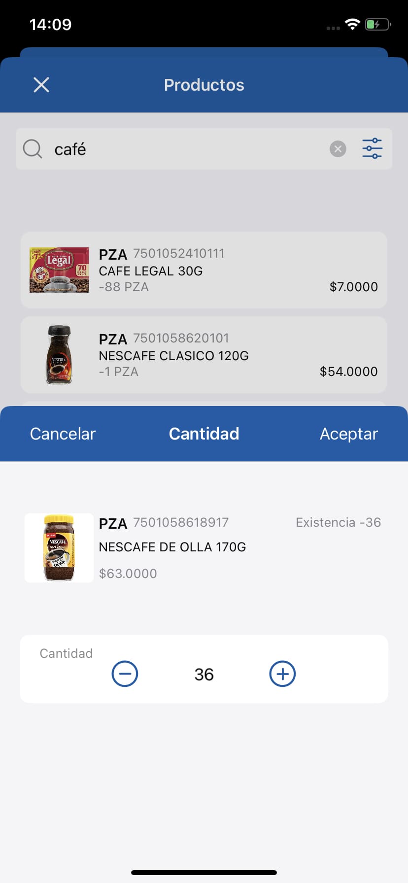 Nuevo ajuste de inventario