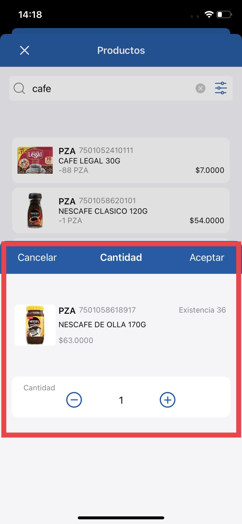 Nuevo ajuste de inventario