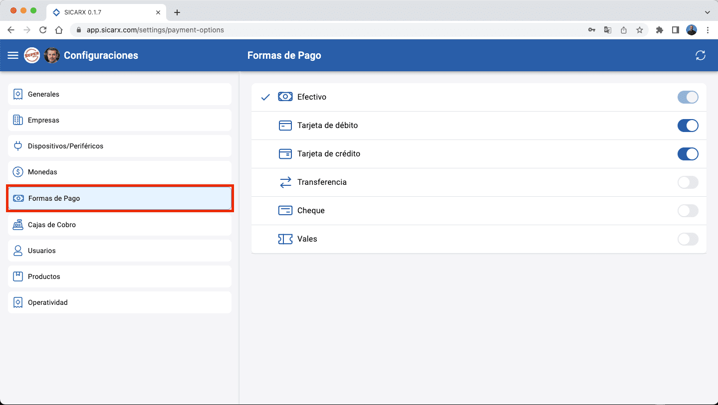 Configuraciones