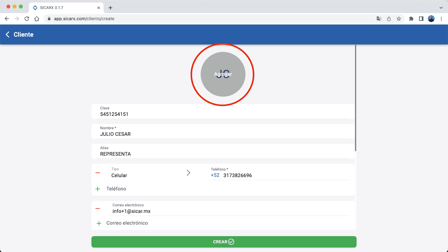 Datos de la empresa